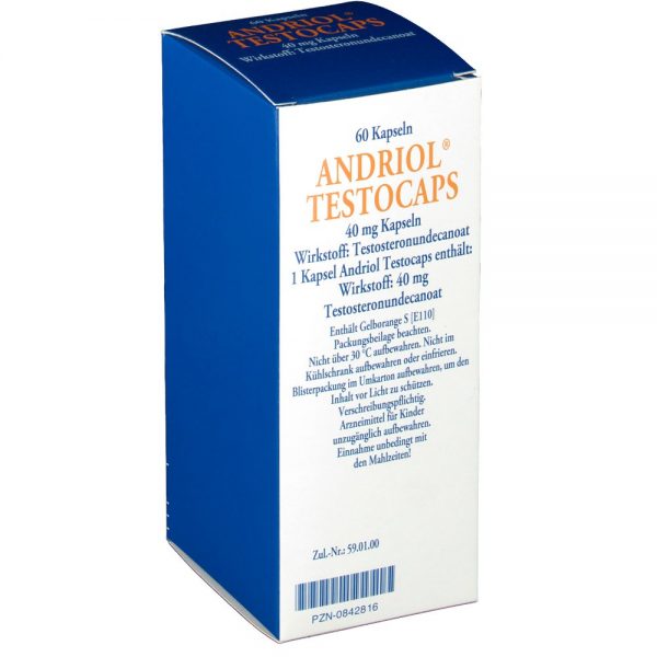 Andriol Testocaps Capsules